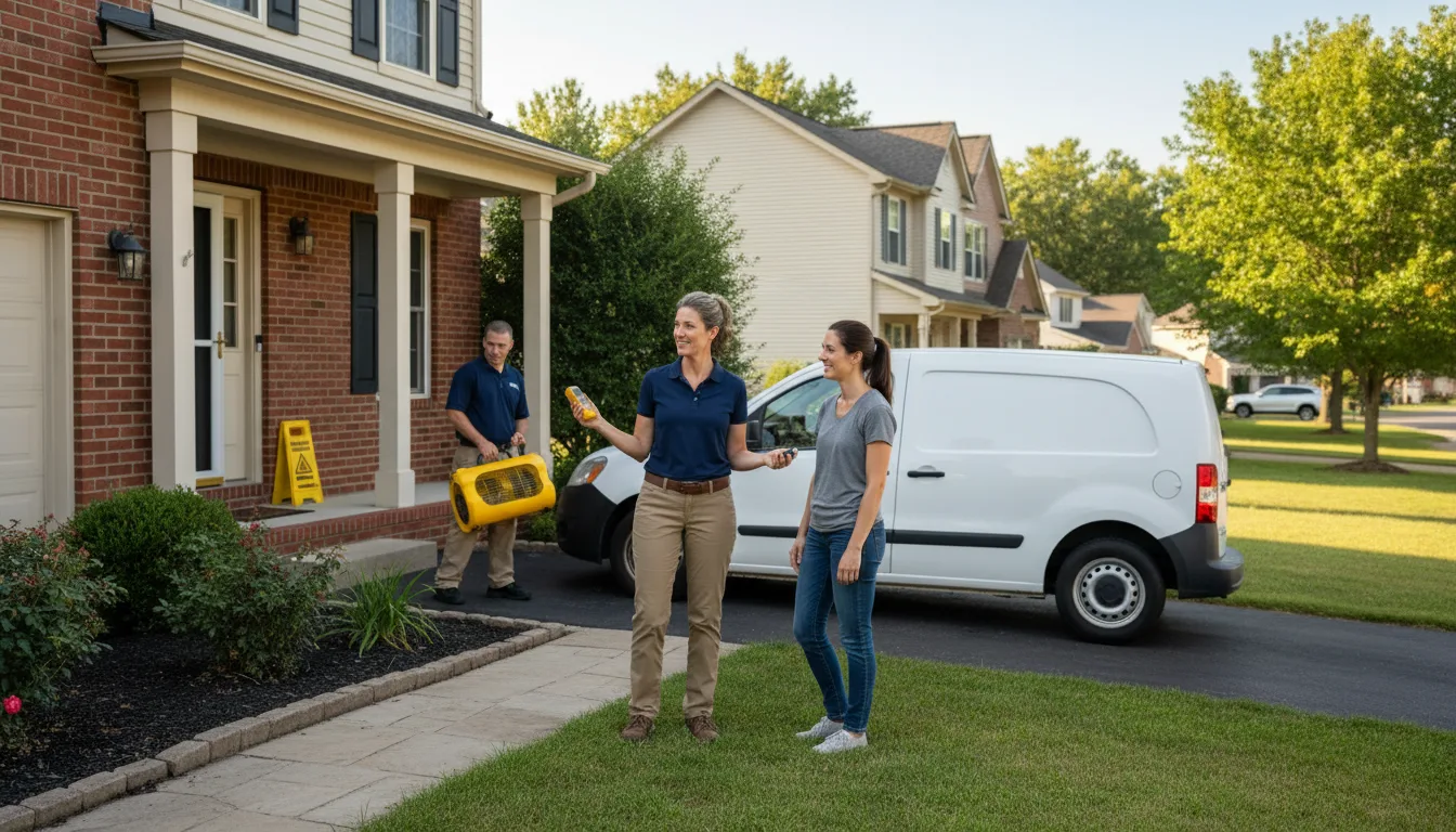 Water restoration image for Dehumidification And Cleanup Services in Seymour, CT